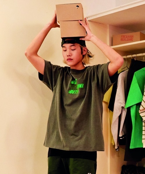 FVVO◆PUNK PES パンクプリント半袖 Tシャツ 【関送込】 2色 Tシャツ ロゴ プリント メンズ 袖 メッセージ パンク ロック