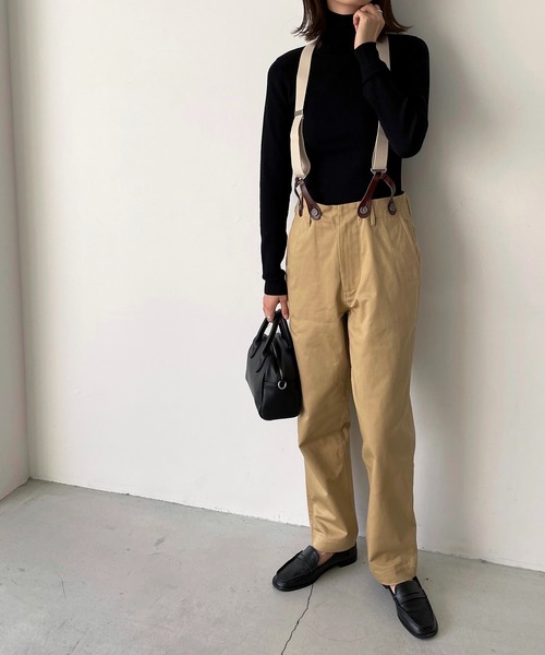 CANAL JEAN(キャナルジーン)の「arc メリノウールリブタートルニット(ニット/セーター・レディース・ブラック/ブラウン/グリーン/アイボリー・38)」の18枚目の写真