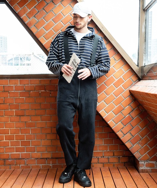 Beautiful Harmony（ビューティフルハーモニー）の「U.S.MILITARY ECWCS POLARTEC フリースオーバーオール（サロペット/オーバーオール・メンズ・ブラック・MEDIUM/SMALL）」の4枚目の写真