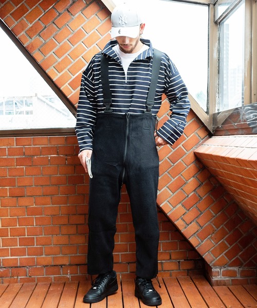 Beautiful Harmony（ビューティフルハーモニー）の「U.S.MILITARY ECWCS POLARTEC フリースオーバーオール（サロペット/オーバーオール・メンズ・ブラック・MEDIUM/SMALL）」の6枚目の写真