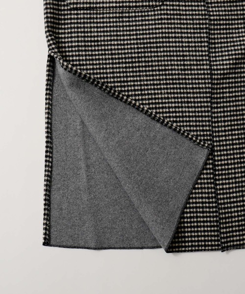 Fashion Letter(ファッションレター)の「チェック柄ロングチェスターコート(チェスターコート・レディース・ブラウン/ブラック・M/L)」の13枚目の写真