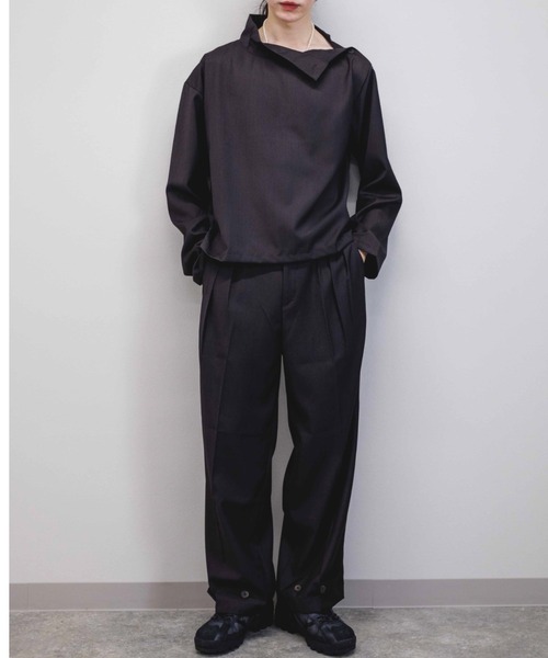 ASTRAL(アストラル)の「【Astral】button design slacks(スラックス・メンズ・ブラック/ブラウン/グリーン・M/S)」の13枚目の写真