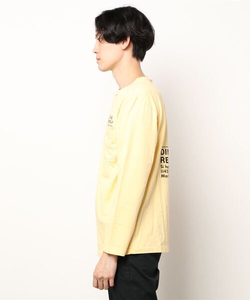 【YELLOW RAT】モックネックロングスリーブTシャツ MEN