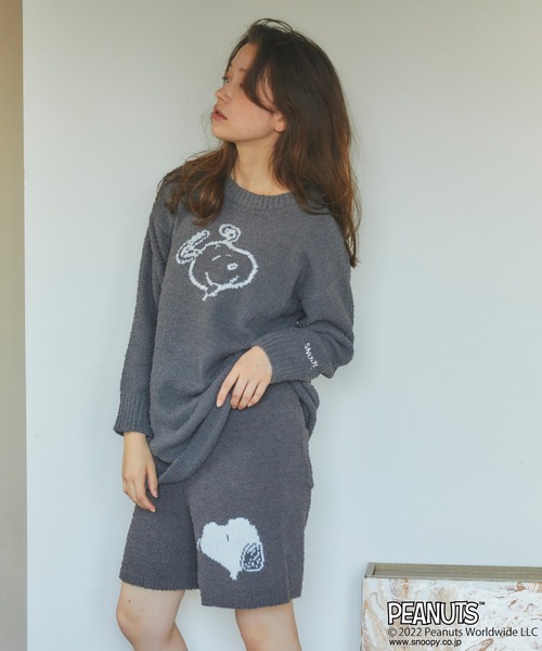 PEANUTS（ピーナッツ）の「【ピーナッツ/PEANUTS】スヌーピーフェイスニットプルオーバー◆終了◆（ルームウェア/パジャマ・レディース・アイボリー/ピンク/グレー/ブルー・3L/L/LL/M）」の20枚目の写真