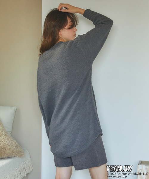 PEANUTS（ピーナッツ）の「【ピーナッツ/PEANUTS】スヌーピーフェイスニットプルオーバー◆終了◆（ルームウェア/パジャマ・レディース・アイボリー/ピンク/グレー/ブルー・3L/L/LL/M）」の21枚目の写真