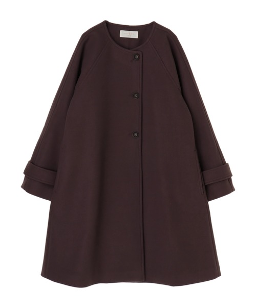 Green　Parks（グリーンパークス）の「圧縮風ミディコート＊（その他アウター・レディース・チャコールグレー/ブラック/ベージュ/パープル/グリーン・FREE）」の7枚目の写真