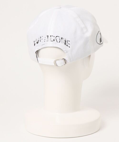 WE11DONE（ウェルダン）の「WE11DONE WHITE COTTON WELLDONE LOGO STAMP CAP WD-AH6-20-078-U-WH（キャップ・レディース・ホワイト・ONE SIZE）」の6枚目の写真