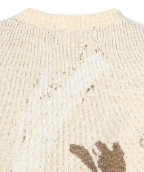 A4A(エーフォーエー)の「A4A/エーフォーエー/ペイントニット(ニット/セーター・レディース・ブラック/ベージュ・FREE)」の17枚目の写真