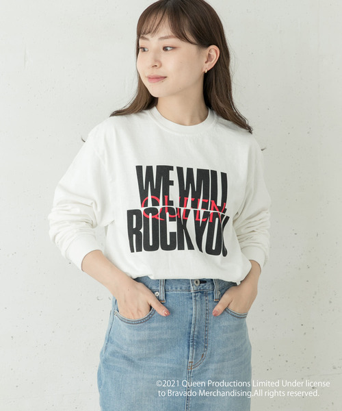 URBAN RESEARCH Sonny Label(アーバンリサーチサニーレーベル)の「QUEEN Long T-shirts(Tシャツ/カットソー・レディース・ブラック/ベージュ/オフホワイト・FREE)」の7枚目の写真