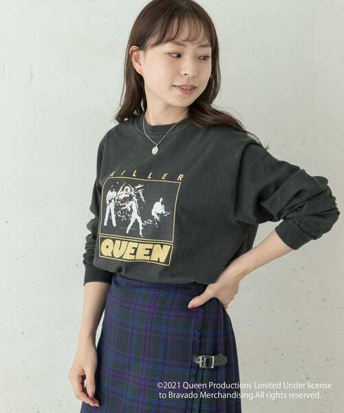 URBAN RESEARCH Sonny Label(アーバンリサーチサニーレーベル)の「QUEEN Long T-shirts(Tシャツ/カットソー・レディース・ブラック/ベージュ/オフホワイト・FREE)」の9枚目の写真
