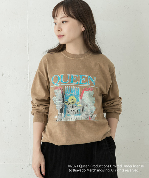 URBAN RESEARCH Sonny Label(アーバンリサーチサニーレーベル)の「QUEEN Long T-shirts(Tシャツ/カットソー・レディース・ブラック/ベージュ/オフホワイト・FREE)」の13枚目の写真