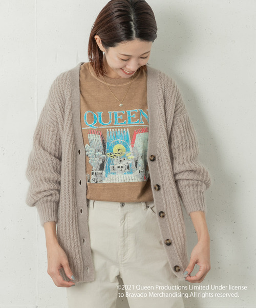 URBAN RESEARCH Sonny Label(アーバンリサーチサニーレーベル)の「QUEEN Long T-shirts(Tシャツ/カットソー・レディース・ブラック/ベージュ/オフホワイト・FREE)」の15枚目の写真