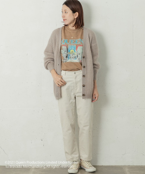 URBAN RESEARCH Sonny Label(アーバンリサーチサニーレーベル)の「QUEEN Long T-shirts(Tシャツ/カットソー・レディース・ブラック/ベージュ/オフホワイト・FREE)」の16枚目の写真