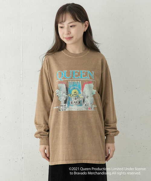URBAN RESEARCH Sonny Label(アーバンリサーチサニーレーベル)の「QUEEN Long T-shirts(Tシャツ/カットソー・レディース・ブラック/ベージュ/オフホワイト・FREE)」の17枚目の写真