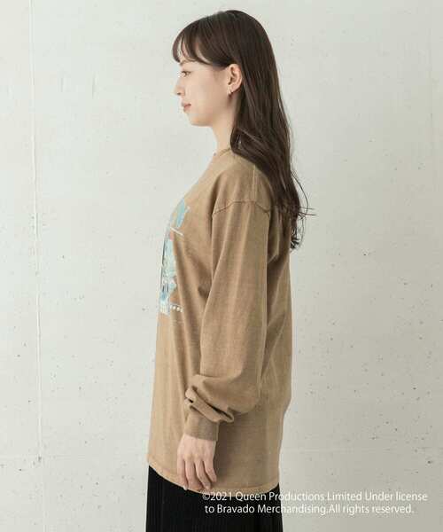 URBAN RESEARCH Sonny Label(アーバンリサーチサニーレーベル)の「QUEEN Long T-shirts(Tシャツ/カットソー・レディース・ブラック/ベージュ/オフホワイト・FREE)」の18枚目の写真