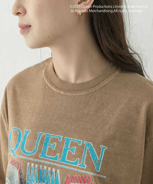 URBAN RESEARCH Sonny Label(アーバンリサーチサニーレーベル)の「QUEEN Long T-shirts(Tシャツ/カットソー・レディース・ブラック/ベージュ/オフホワイト・FREE)」の20枚目の写真