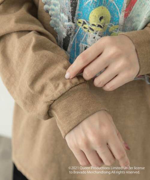 URBAN RESEARCH Sonny Label(アーバンリサーチサニーレーベル)の「QUEEN Long T-shirts(Tシャツ/カットソー・レディース・ブラック/ベージュ/オフホワイト・FREE)」の21枚目の写真