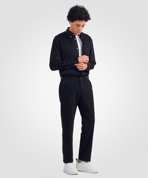 TOMMY HILFIGER(トミーヒルフィガー)の「TH Flex コーデュロイシャツ(シャツ/ブラウス・メンズ・ホワイト/ネイビー/ブラウン/レッド・SMALL/MEDIUM/LARGE/X-LARGE)」の14枚目の写真