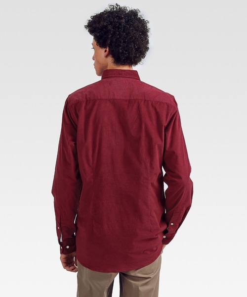 TOMMY HILFIGER(トミーヒルフィガー)の「TH Flex コーデュロイシャツ(シャツ/ブラウス・メンズ・ホワイト/ネイビー/ブラウン/レッド・SMALL/MEDIUM/LARGE/X-LARGE)」の8枚目の写真