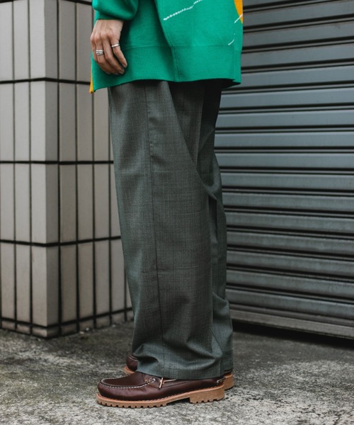 BROKEN BASE(ブロークンベース)の「センタープレススラックス(スラックス・メンズ・グリーン/グレー/ブラック・SMALL/LARGE/MEDIUM)」の8枚目の写真