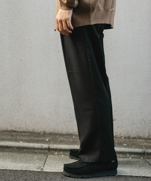 BROKEN BASE(ブロークンベース)の「センタープレススラックス(スラックス・メンズ・グリーン/グレー/ブラック・SMALL/LARGE/MEDIUM)」の4枚目の写真