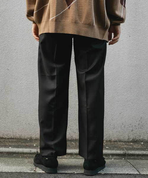 BROKEN BASE(ブロークンベース)の「センタープレススラックス(スラックス・メンズ・グリーン/グレー/ブラック・SMALL/LARGE/MEDIUM)」の5枚目の写真