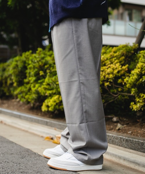 BROKEN BASE(ブロークンベース)の「センタープレススラックス(スラックス・メンズ・グリーン/グレー/ブラック・SMALL/LARGE/MEDIUM)」の6枚目の写真