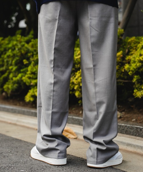 BROKEN BASE(ブロークンベース)の「センタープレススラックス(スラックス・メンズ・グリーン/グレー/ブラック・SMALL/LARGE/MEDIUM)」の7枚目の写真