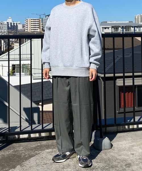 BROKEN BASE(ブロークンベース)の「センタープレススラックス(スラックス・メンズ・グリーン/グレー/ブラック・SMALL/LARGE/MEDIUM)」の16枚目の写真