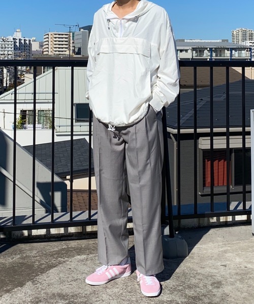 BROKEN BASE(ブロークンベース)の「センタープレススラックス(スラックス・メンズ・グリーン/グレー/ブラック・SMALL/LARGE/MEDIUM)」の15枚目の写真