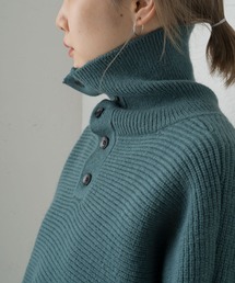 Kastane | 【SETアイテム】ハイネッククロップドニット×BIGシャツSET(ニット/セーター)