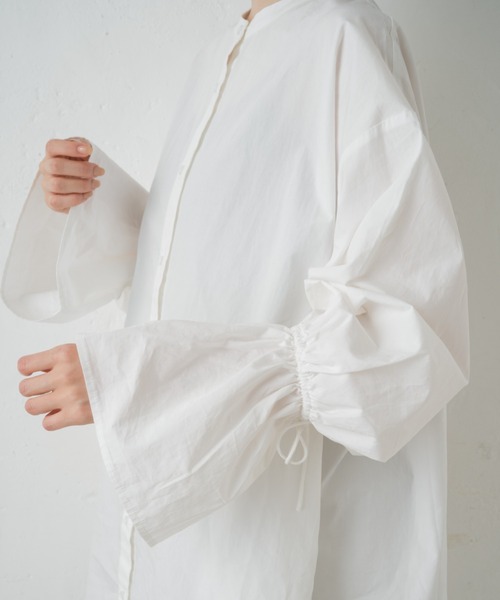 Kastane（カスタネ）の「【新色追加】ハイネッククロップドニット×BIGシャツSET（ニット/セーター・レディース・ダークブラウン/アイボリー/グリーン系その他/ブラック・FREE）」の22枚目の写真