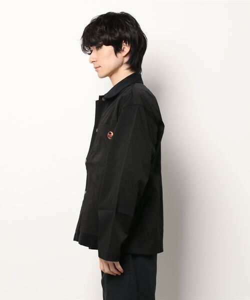 Not So Ape（ノットソーエイプ）の「ドッキング ワークジャケット（その他アウター・メンズ・ブラック/ベージュ・LARGE/MEDIUM）」の5枚目の写真