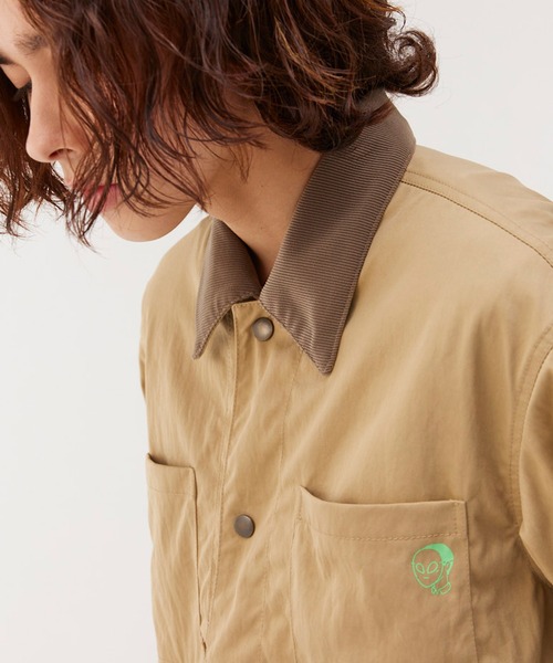 Not So Ape（ノットソーエイプ）の「ドッキング ワークジャケット（その他アウター・メンズ・ブラック/ベージュ・LARGE/MEDIUM）」の20枚目の写真