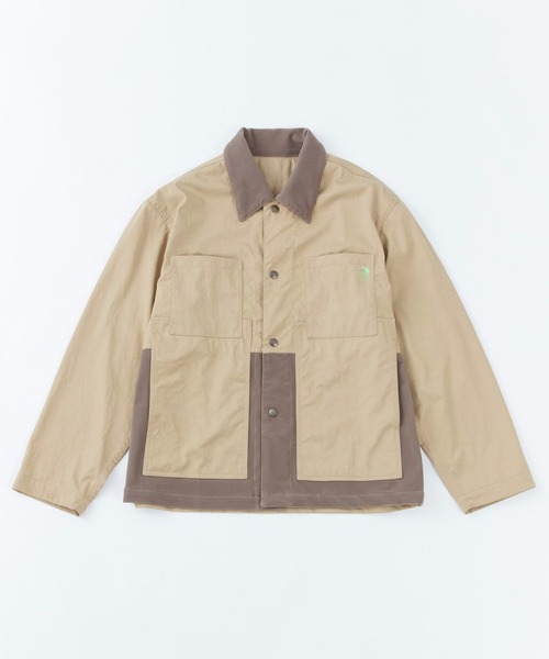 Not So Ape（ノットソーエイプ）の「ドッキング ワークジャケット（その他アウター・メンズ・ブラック/ベージュ・LARGE/MEDIUM）」の8枚目の写真