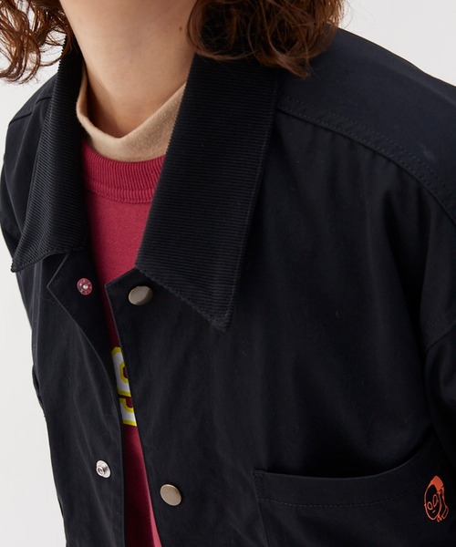 Not So Ape（ノットソーエイプ）の「ドッキング ワークジャケット（その他アウター・メンズ・ブラック/ベージュ・LARGE/MEDIUM）」の12枚目の写真