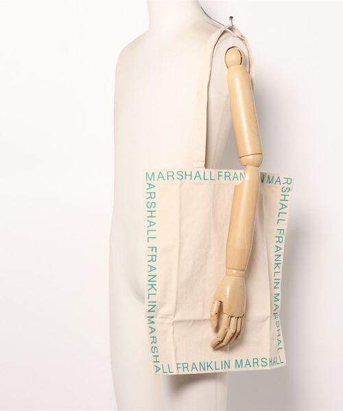 FRANKLIN & MARSHALL（フランクリンマーシャル）の「/FRANKLIN & MARSHALL/Cotton canvas Tote（トートバッグ・メンズ・グリーン系その他/ブルー系その他/パープル系その他/レッド系その他・FREE）」の8枚目の写真