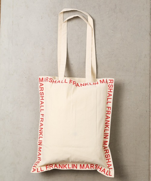 FRANKLIN & MARSHALL（フランクリンマーシャル）の「/FRANKLIN & MARSHALL/Cotton canvas Tote（トートバッグ・メンズ・グリーン系その他/ブルー系その他/パープル系その他/レッド系その他・FREE）」の4枚目の写真