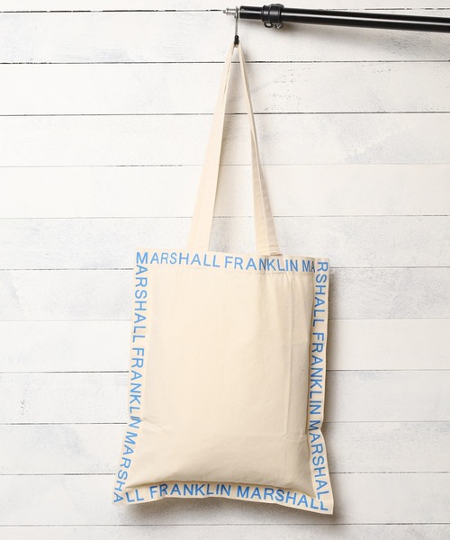 FRANKLIN & MARSHALL（フランクリンマーシャル）の「/FRANKLIN & MARSHALL/Cotton canvas Tote（トートバッグ・メンズ・グリーン系その他/ブルー系その他/パープル系その他/レッド系その他・FREE）」の9枚目の写真