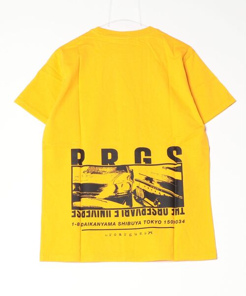 R.R.G.S(アールアールジーエス)の「PRINT S/S T-SHIRTS(Tシャツ/カットソー・メンズ・ブラック/イエロー・MEDIUM/X-LARGE/LARGE)」の5枚目の写真