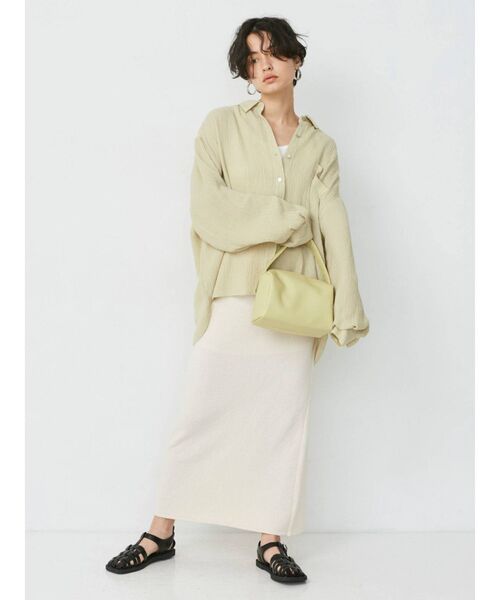 Ungrid（アングリッド）の「フェイクレザーハンドバッグ（ハンドバッグ・レディース・ブラック/ピンク/オレンジ/アイボリー/グリーン系その他・FREE）」の15枚目の写真