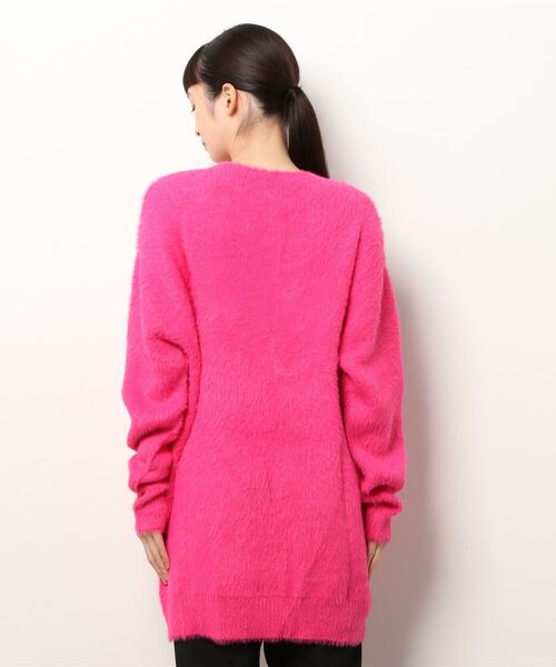 Three Four Time（ｽﾘｰﾌｫｰﾀｲﾑ）の「無地シャギーニットプルオーバー（ニット/セーター・レディース・ライム/オレンジ/ブルー/フューシャピンク・FREE）」の18枚目の写真