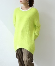 Three Four Time | 無地シャギーニットプルオーバー　別注(ニット/セーター)