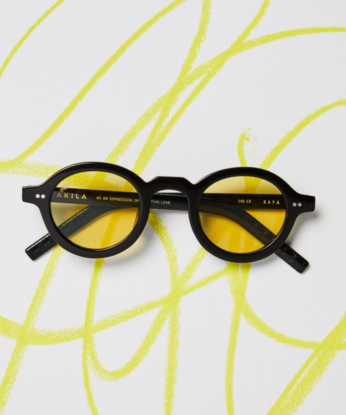 AKILA（アキラ）の「KAYA（サングラス・メンズ・ブラック/グレー/イエロー/ローズ/ブラック×イエロー/ブラック×ブルー・ONE SIZE）」の5枚目の写真