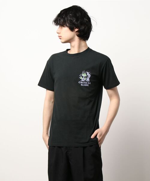 TCSS(ティーシーエスエス)の「DESIGN TEE/Critical Slide(クリティカルスライド)TCSS半袖バックプリントTシャツ(Tシャツ/カットソー・メンズ・ブラック・MEDIUM/SMALL/LARGE)」の1枚目の写真