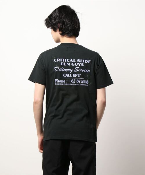 TCSS(ティーシーエスエス)の「DESIGN TEE/Critical Slide(クリティカルスライド)TCSS半袖バックプリントTシャツ(Tシャツ/カットソー・メンズ・ブラック・MEDIUM/SMALL/LARGE)」の3枚目の写真