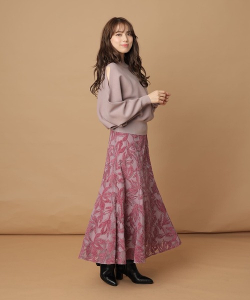 Mystrada(マイストラーダ)の「ネリネモールレーススカート(スカート・レディース・ブラック/ベージュ/ピンク系その他3・38/36/34)」の20枚目の写真