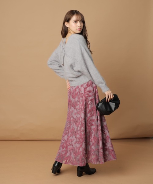 Mystrada(マイストラーダ)の「ネリネモールレーススカート(スカート・レディース・ブラック/ベージュ/ピンク系その他3・38/36/34)」の9枚目の写真