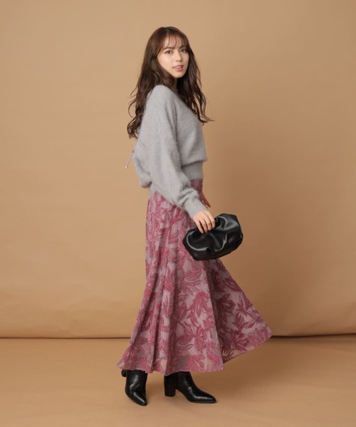 Mystrada(マイストラーダ)の「ネリネモールレーススカート(スカート・レディース・ブラック/ベージュ/ピンク系その他3・38/36/34)」の14枚目の写真