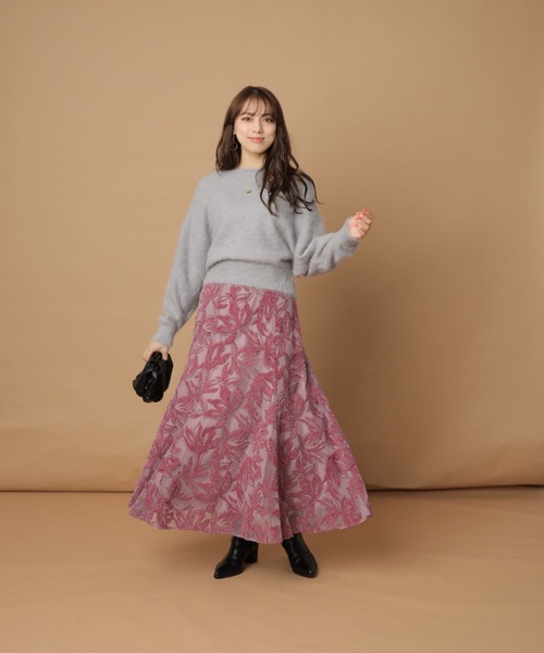 Mystrada(マイストラーダ)の「ネリネモールレーススカート(スカート・レディース・ブラック/ベージュ/ピンク系その他3・38/36/34)」の12枚目の写真